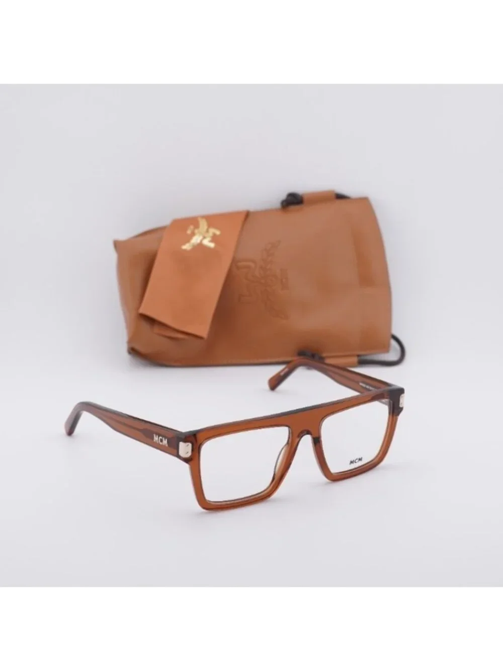 MCM MW5006 045 Eyeglasses Brown 53mm Square Frame